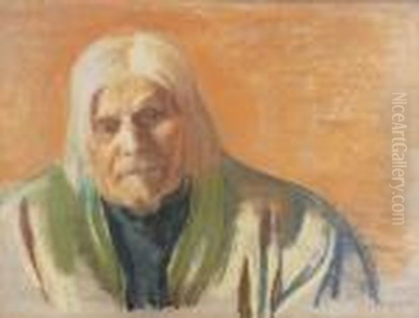 Gazda Zakopianski - Wojciech Janik Oil Painting by Leon Wyczolkowski