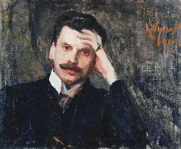 Portret Boya Zelenskiego Oil Painting by Leon Wyczolkowski