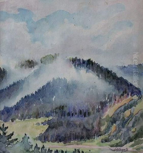 Paysage De Tatra I Oil Painting by Leon Wyczolkowski