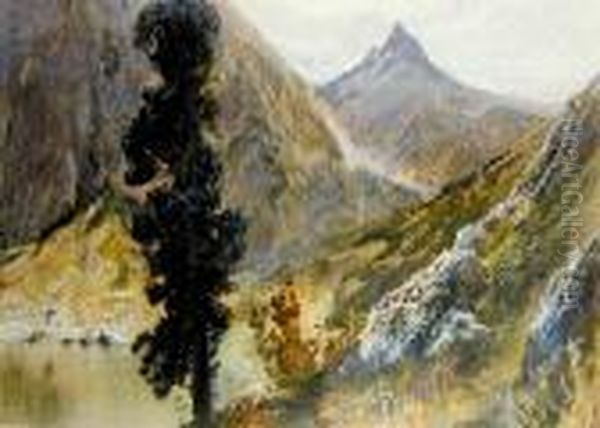 Morskie Oko, 1911 R. Oil Painting by Leon Wyczolkowski