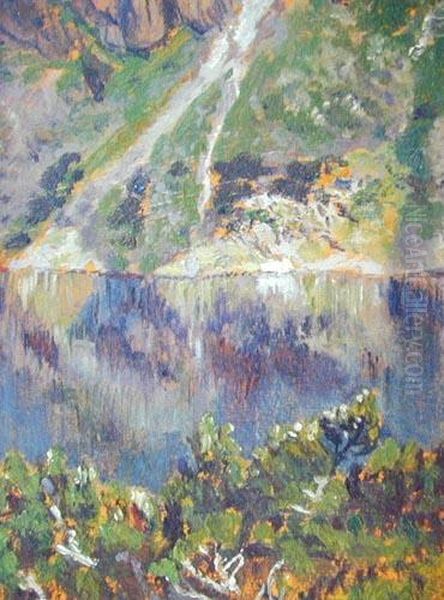 Widok Na Morskie Oko Oil Painting by Leon Wyczolkowski