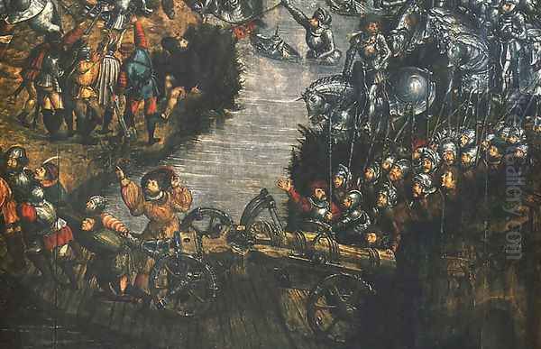 Battle of Orsza I Oil Painting by Unknown Painter