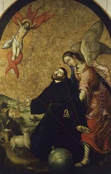 Stigmatization of St. Francis Oil Painting by Unknown Painter