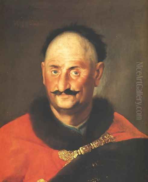 Portrait of Boreyko, Castellan of Zawichost Oil Painting by Unknown Painter