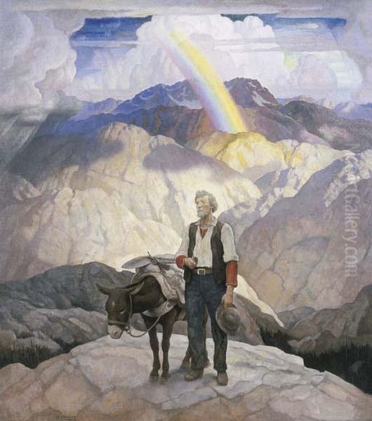 The Seeker Oil Painting by Newell Convers Wyeth