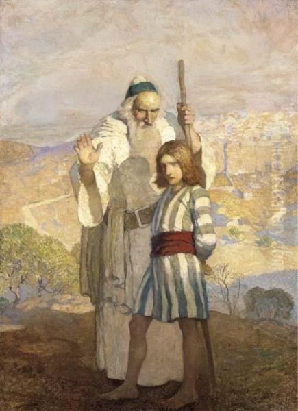 Come, Live With Us, For I Think Thou Art Chosen Oil Painting by Newell Convers Wyeth