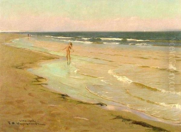 Lido Oil Painting by Feliks M. Wygrzywalski