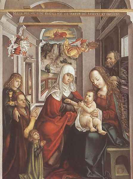 Saint Anne with the Virgin and the Child Oil Painting by Unknown Painter