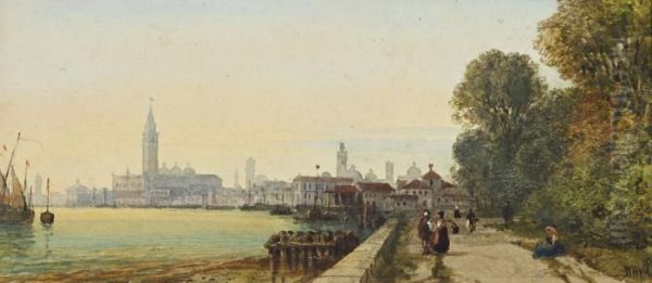 Venise Oil Painting by William Wyld