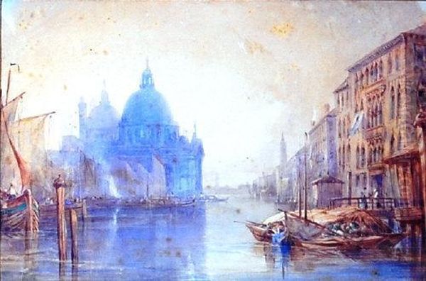 Thedomes Of St Marks Oil Painting by William Wyld