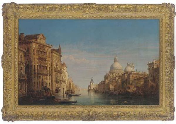 On The Grand Canal, Venice Oil Painting by William Wyld