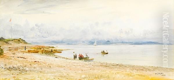 The Cumbraes From The Ayrshire Coast Oil Painting by William Lionel Wyllie