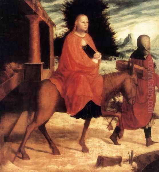 The Flight into Egypt Oil Painting by Unknown Painter