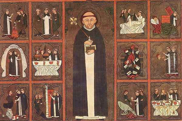 Scenes from the Life of St Dominic Oil Painting by Unknown Painter