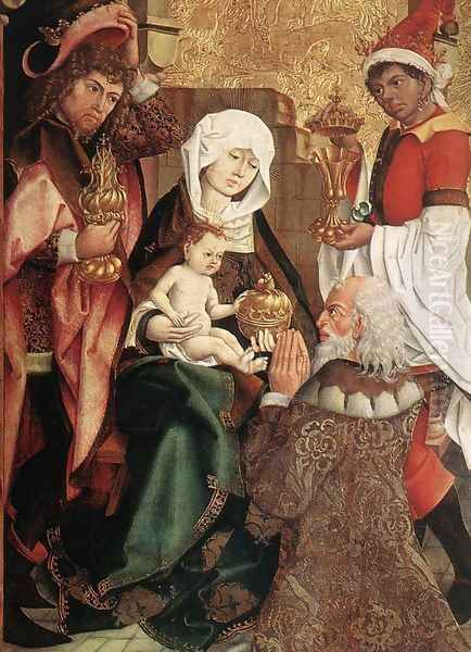 Adoration of the Magi 1470-80 Oil Painting by German Unknown Masters