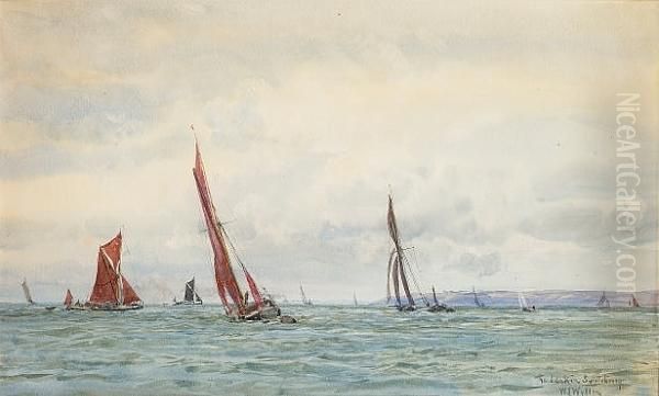 The Jenkin Swatchway Oil Painting by William Lionel Wyllie