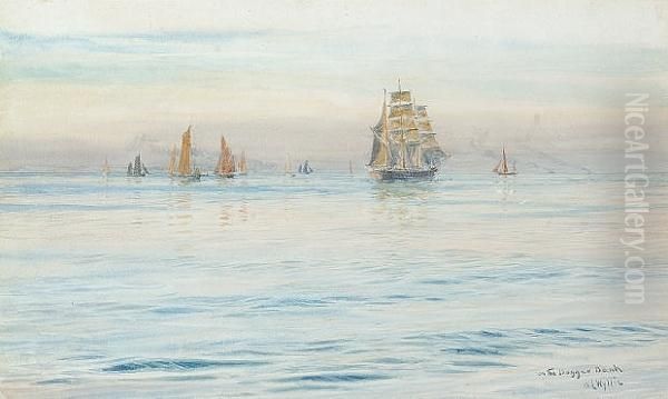 On The Dogger Bank Oil Painting by William Lionel Wyllie