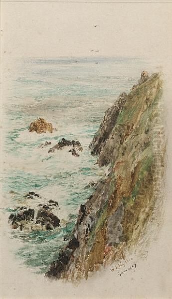 Guernsey Oil Painting by William Lionel Wyllie