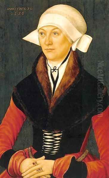 Portrait of a Woman 2 Oil Painting by German Unknown Masters