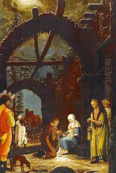 Adoration of the Magi Oil Painting by German Unknown Masters