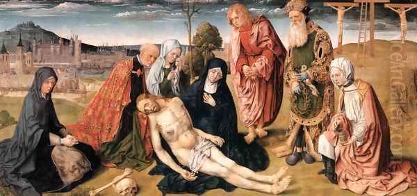 Pieta of Saint-Germain-des-Pres Oil Painting by German Unknown Masters