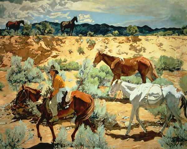 The Southwest Oil Painting by Walter Ufer