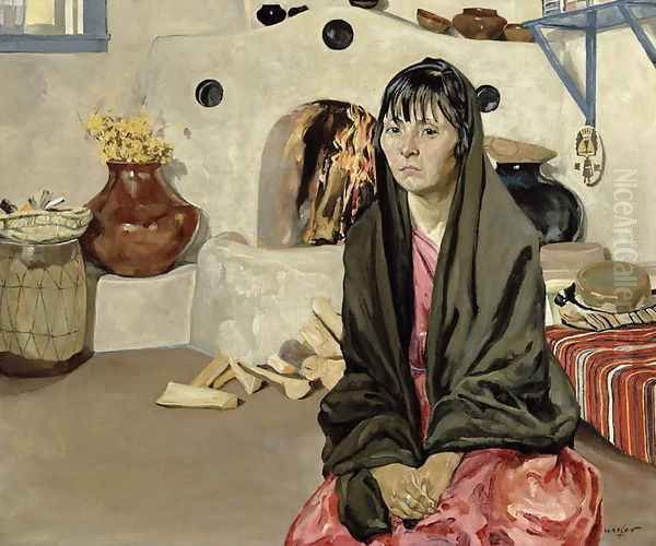 Anna, c.1914-36 Oil Painting by Walter Ufer