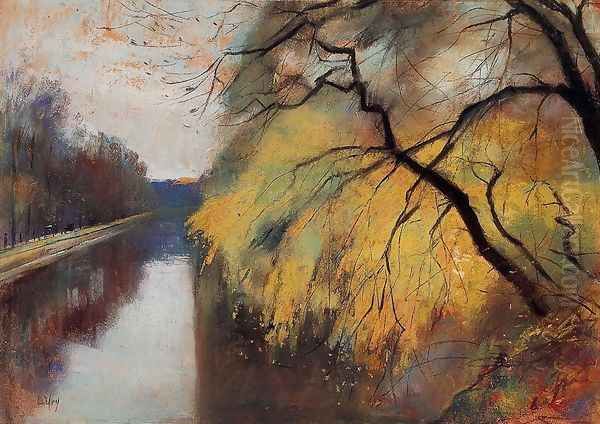 Landscape I Oil Painting by Lesser Ury