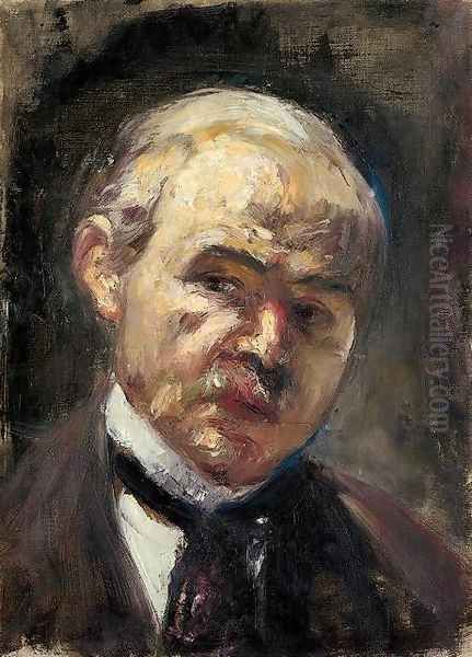 Self portrait Oil Painting by Lesser Ury