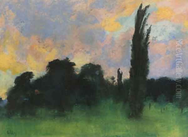 Gewitterstimmung Oil Painting by Lesser Ury