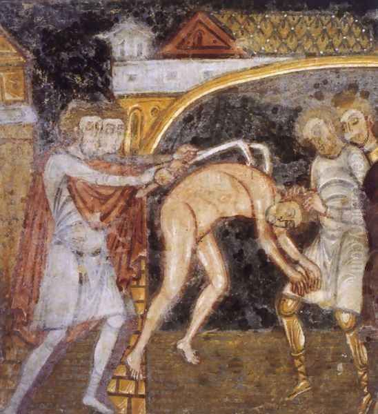 Scene of Martyrdom c. 1100 Oil Painting by French Unknown Masters