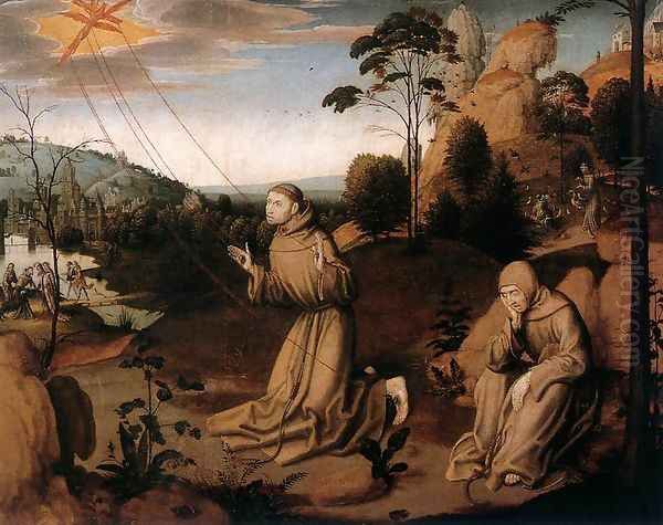 St Francis Altarpiece (central panel) 1500-05 Oil Painting by German Unknown Master