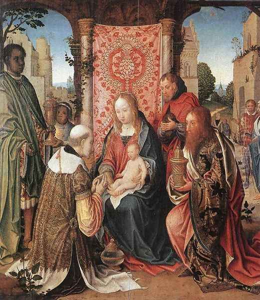 The Adoration of the Magi c. 1505 Oil Painting by German Unknown Master