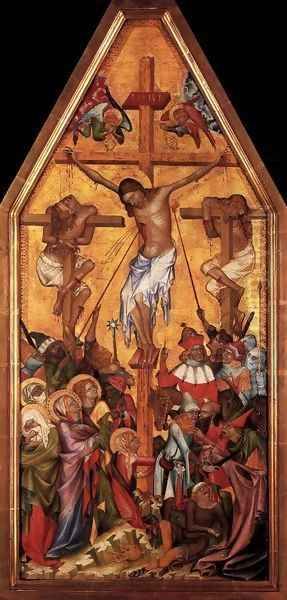 Crucifixion Oil Painting by Bohimian Unknown Masters