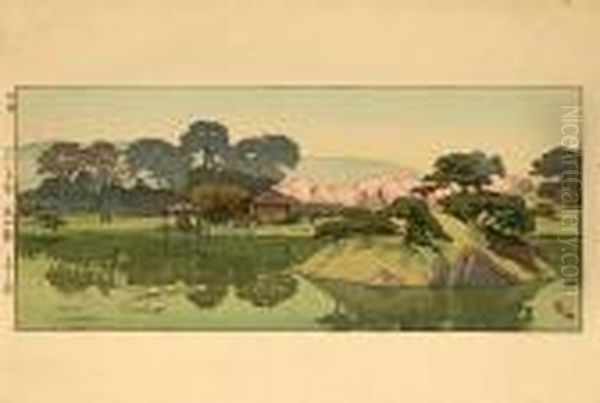 Garden Scenes by Hiroshi Yoshida