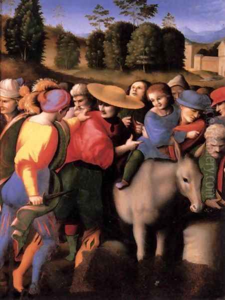 Scenes from the Story of Joseph The Discovery of the Stolen Cup Oil Painting by Francesco Ubertini Bacchiacca II