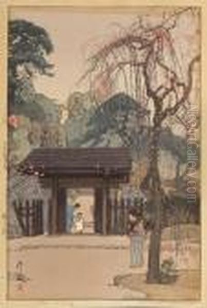 Plum Gateway by Hiroshi Yoshida