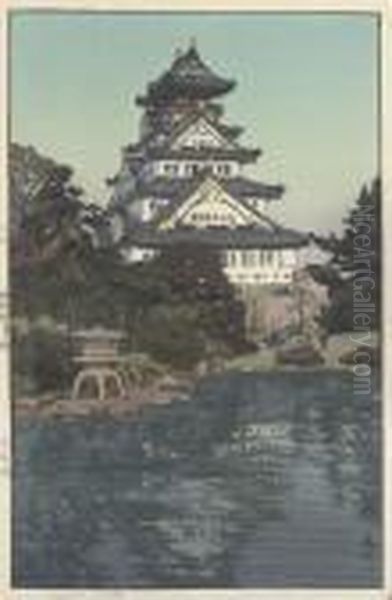 Osaka Castle by Hiroshi Yoshida