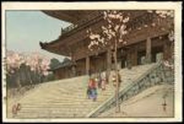 Chion-in Temple Gate by Hiroshi Yoshida