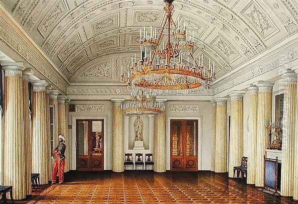 The Moorish Hall, the Winter Palace Oil Painting by Konstantin Andreyevich Ukhtomsky