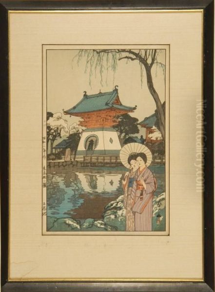 Shinobazu Pond by Hiroshi Yoshida