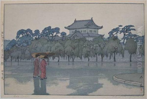 Edo Castle by Hiroshi Yoshida