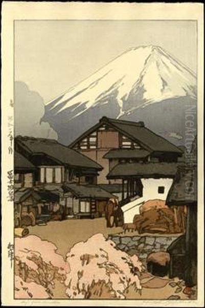 Fuji From Funatsu by Hiroshi Yoshida