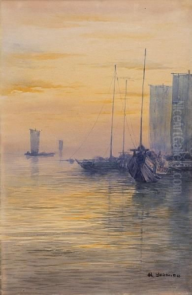 Sailing Boats by Hiroshi Yoshida