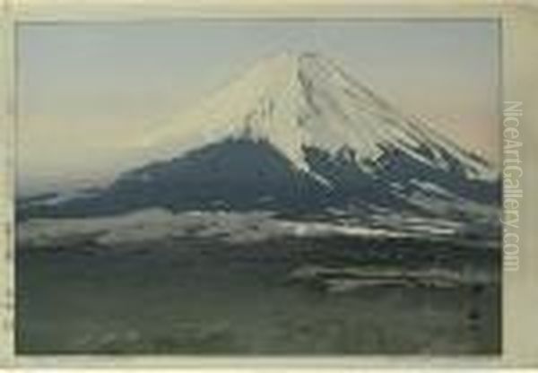 Three Modern Prints Oil Painting by Hiroshi Yoshida