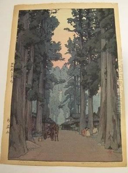 Cryptomeria Avenue by Hiroshi Yoshida