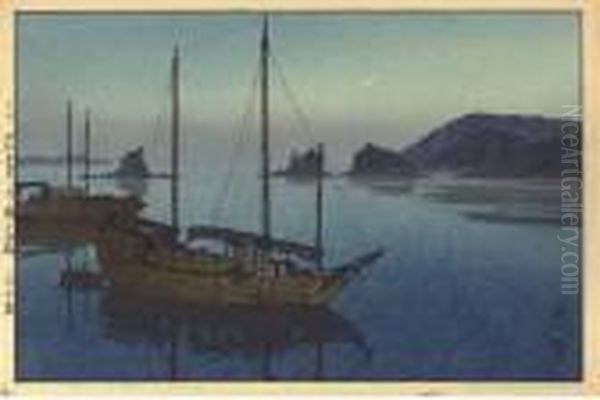 Three Little Islands by Hiroshi Yoshida