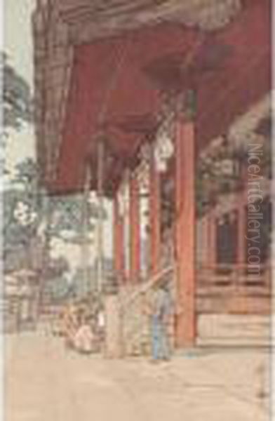 Five Various Prints Oil Painting by Hiroshi Yoshida