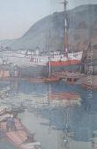 Kinoe Oil Painting by Hiroshi Yoshida