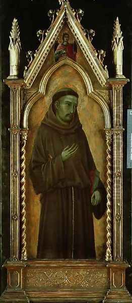 St. Francis of Assisi Oil Painting by di Nerio Ugolino